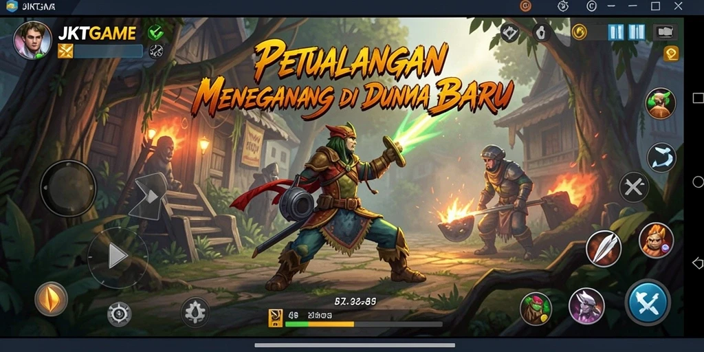 Tampilan gameplay menarik JKTGAME dengan berbagai petualangan seru.