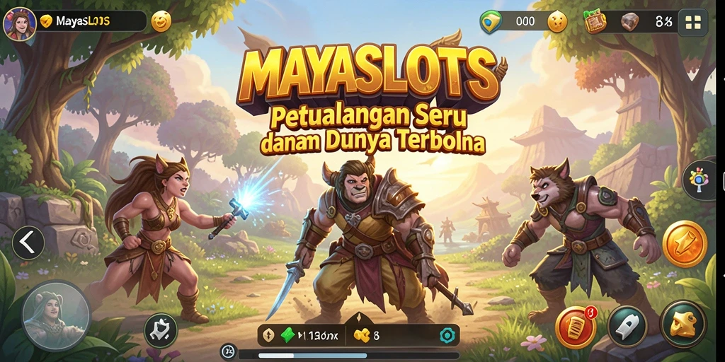 Tampilan gameplay seru di dunia terbuka MAYASLOTS.