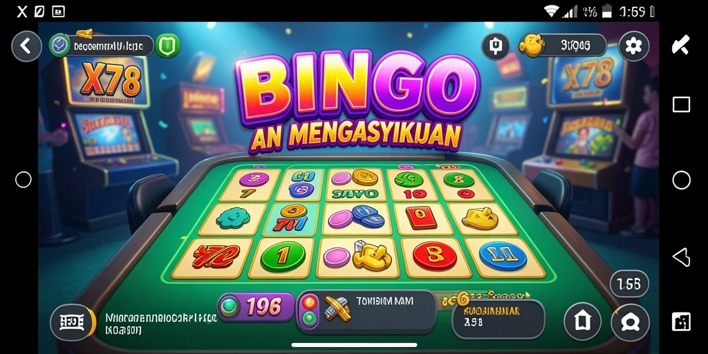 Tampilan gameplay X78 yang menarik dalam permainan Bingo.